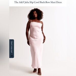 Abercrombie & Fitch Light Pink Maxi Dress